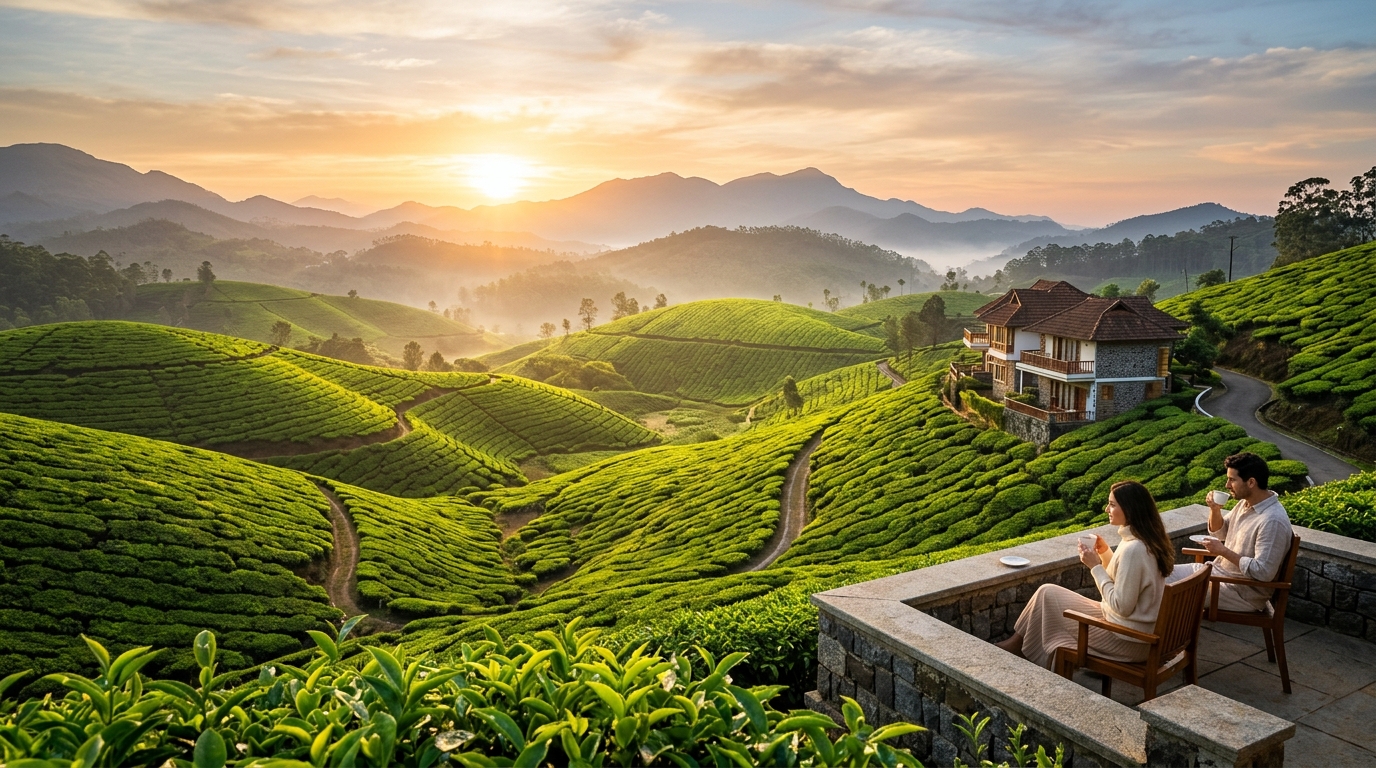 Lush Kerala Backwaters & Hills